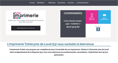 Desktop Screenshot of imprimerie-trohel.com