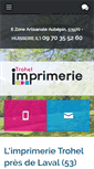 Mobile Screenshot of imprimerie-trohel.com